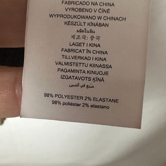 Michael Kors shirt‎ top women 2X metallic gold black snake skin balloon party - Picture 6 of 7